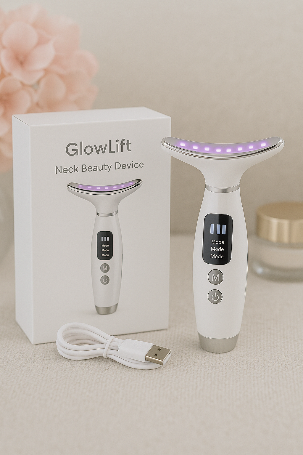GlowLift™ – Hals & Gesicht Massagegerät