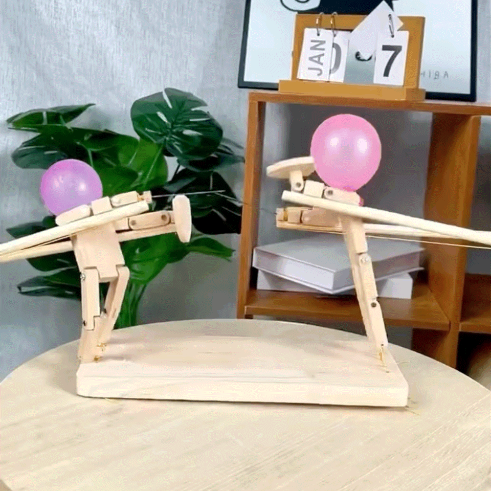 Ballon Battle – Das virale Holzspiel für 2 Spieler