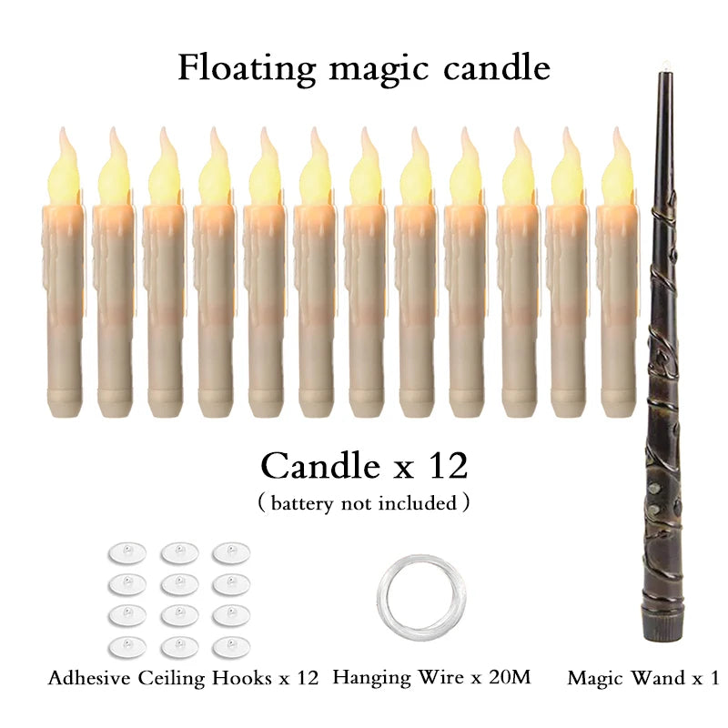 Floating Candles mit Zauberstab