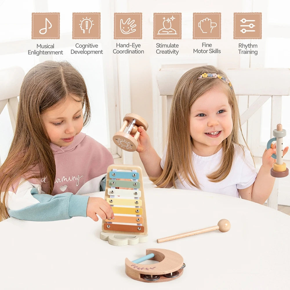 Musikinstrumente Montessori Baby 0-12 Monate