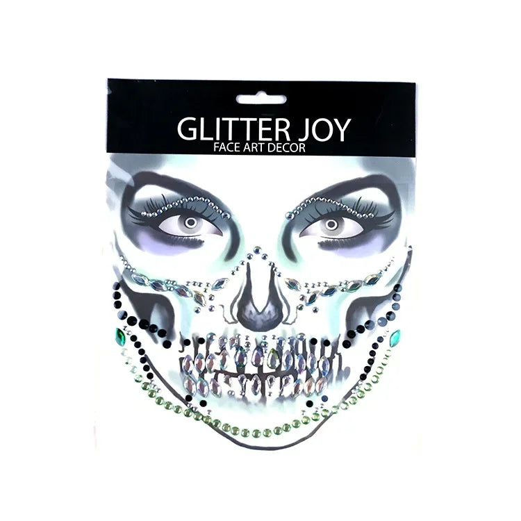 Halloween Gesicht Aufkleber