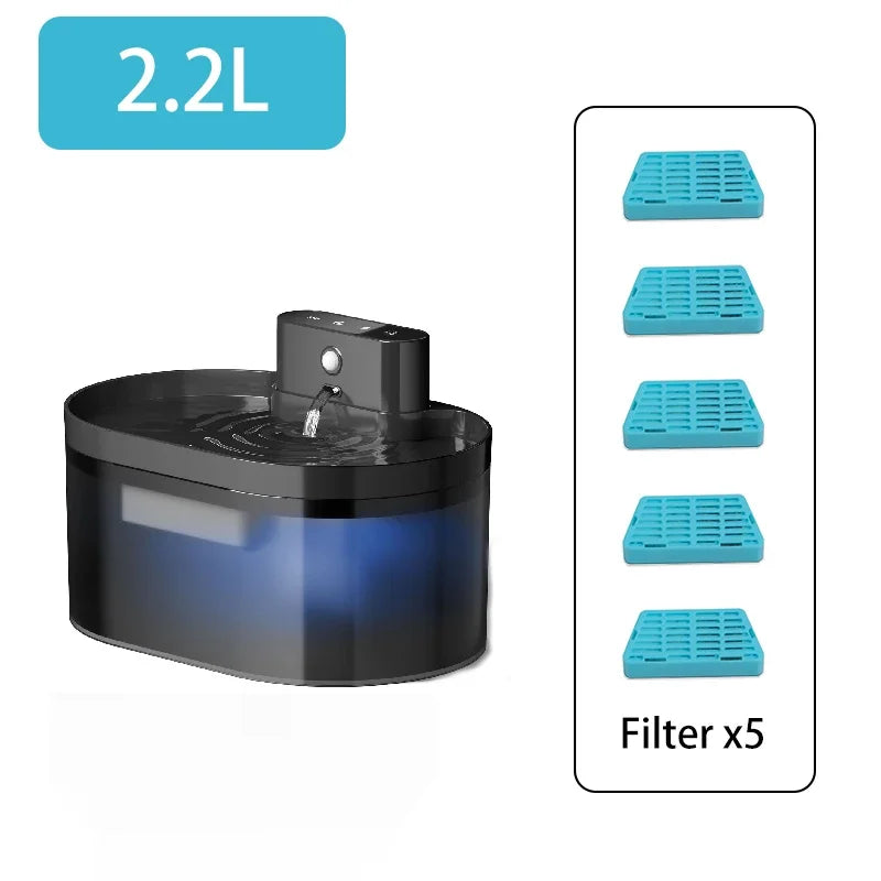 2,2 L Wasser Brunnen Batterie Betrieben