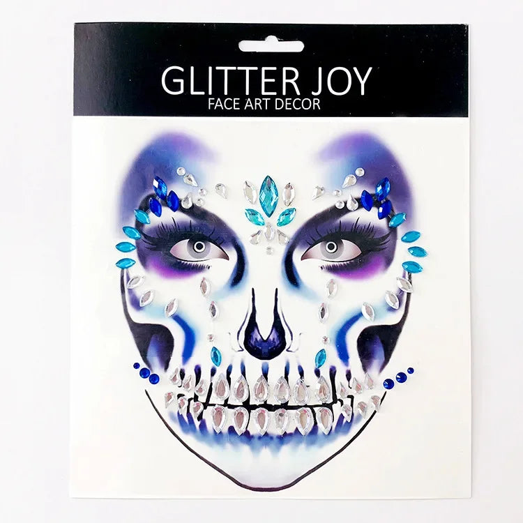 Halloween Gesicht Aufkleber