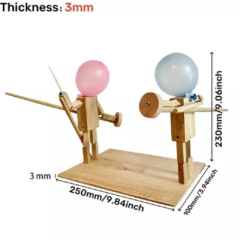 Ballon Battle – Das virale Holzspiel für 2 Spieler