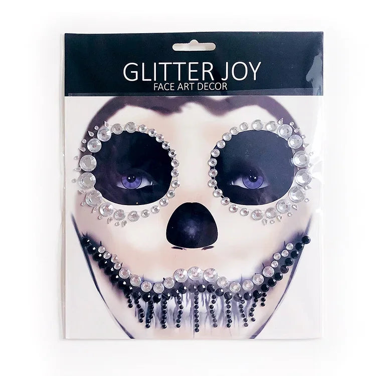 Halloween Gesicht Aufkleber