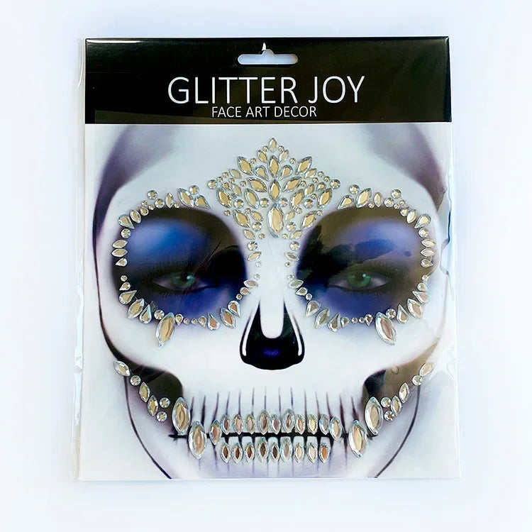 Halloween Gesicht Aufkleber