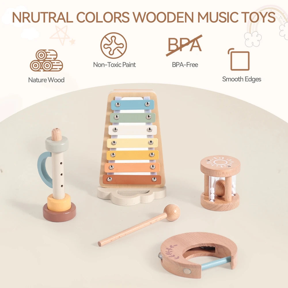 Musikinstrumente Montessori Baby 0-12 Monate