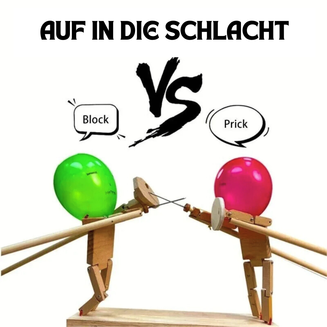 Ballon Battle – Das virale Holzspiel für 2 Spieler