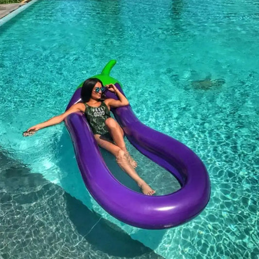 270cm aufblasbare Aubergine-Matratze