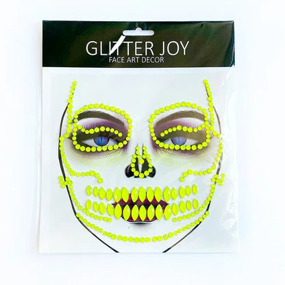 Halloween Gesicht Aufkleber