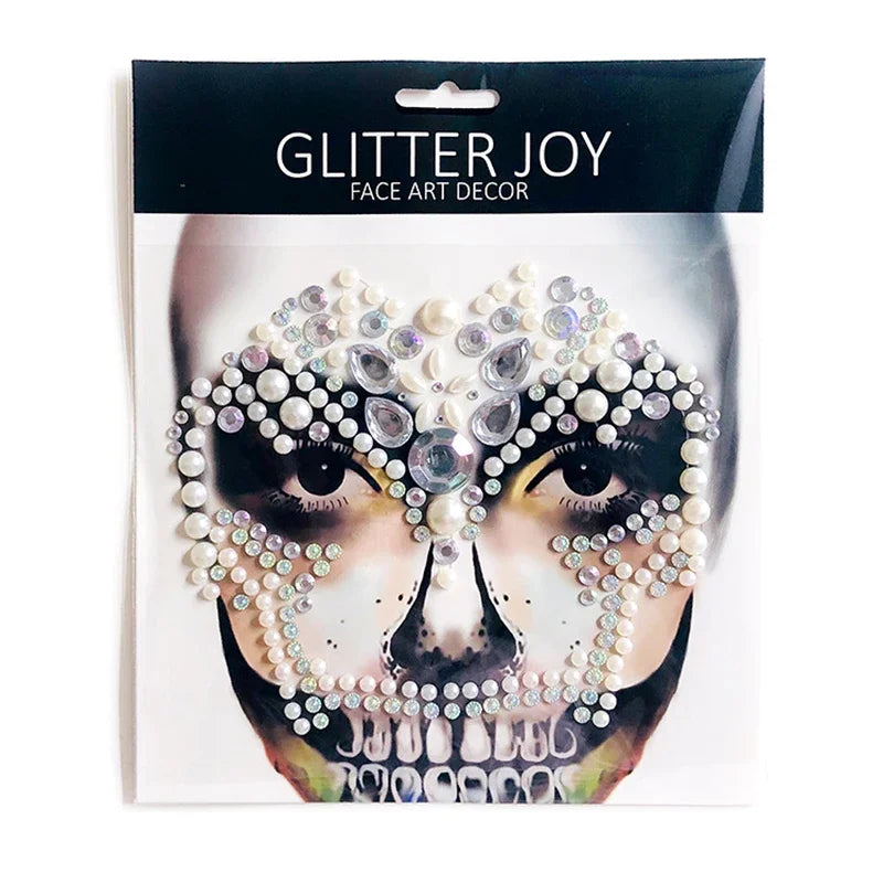 Halloween Gesicht Aufkleber