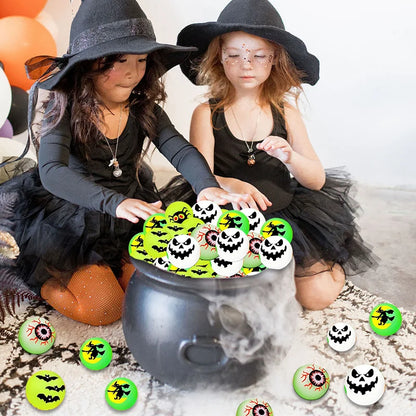 leuchtende Halloween-Hüpfbälle