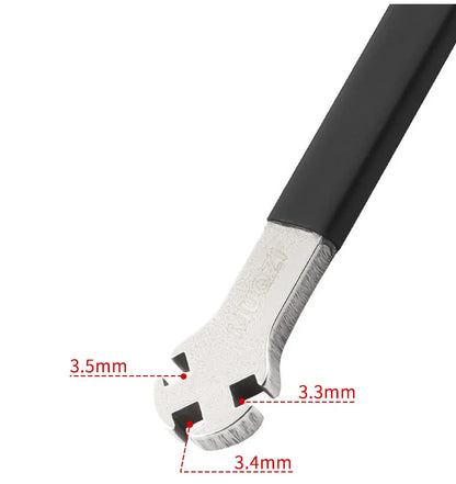 Fahrrad Speichenschlüssel für 3,3 3,4 3,5 mm