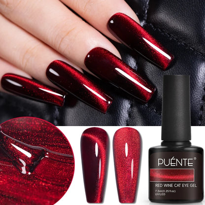 Cat-Eye Gel, weinrot