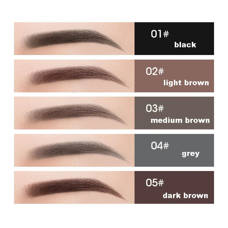 5-Farben-Augenbrauen-Kosmetik-Stift, wasserdicht