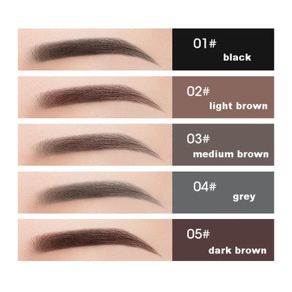 5-Farben-Augenbrauen-Kosmetik-Stift, wasserdicht