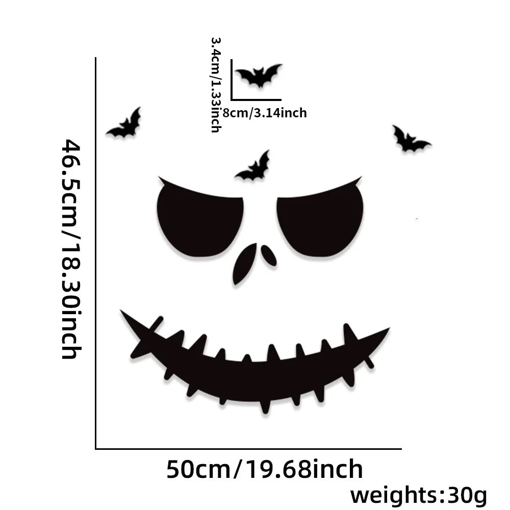 Halloween Dekoration Zimmertür Aufkleber