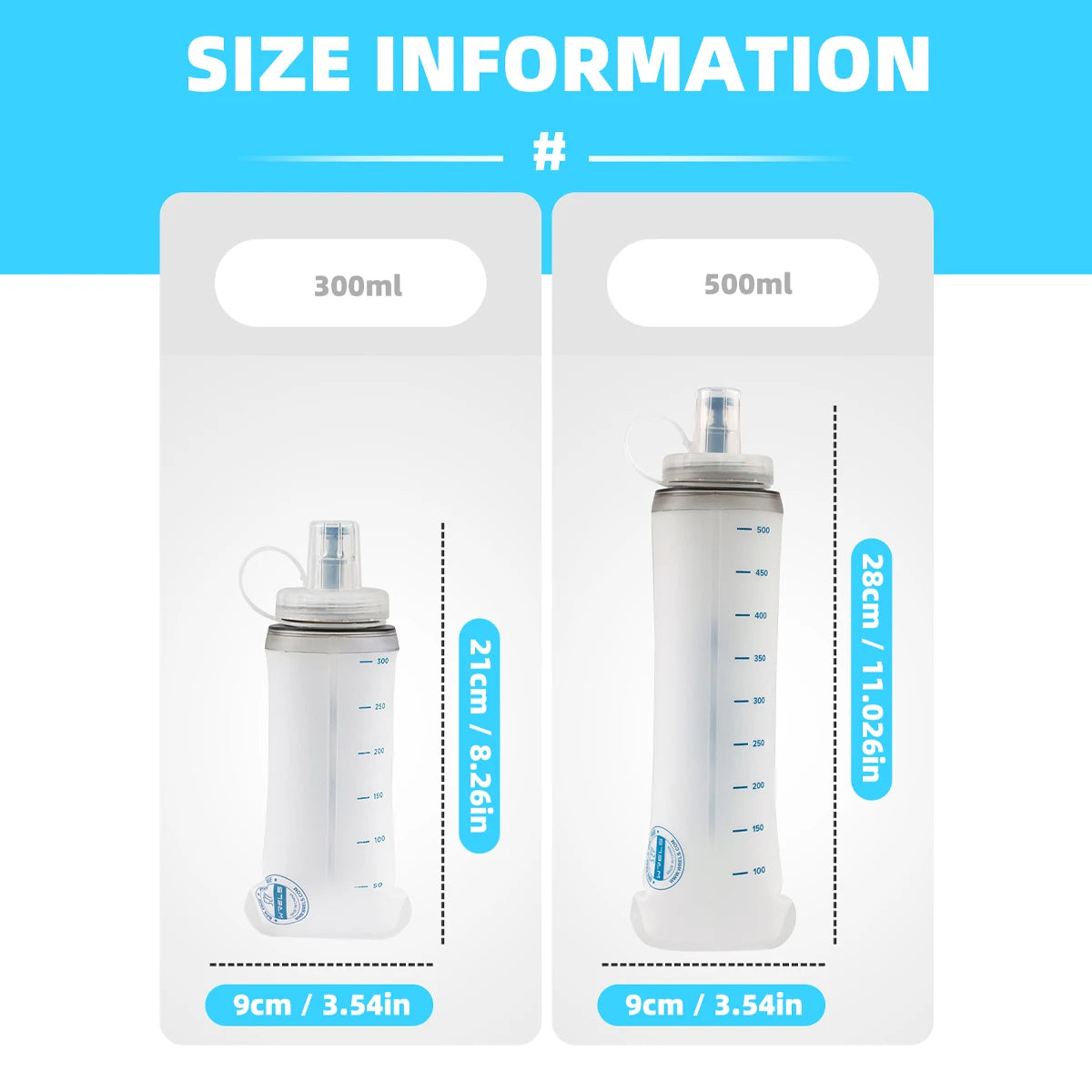 Faltbare Wasserflasche, BPA-frei