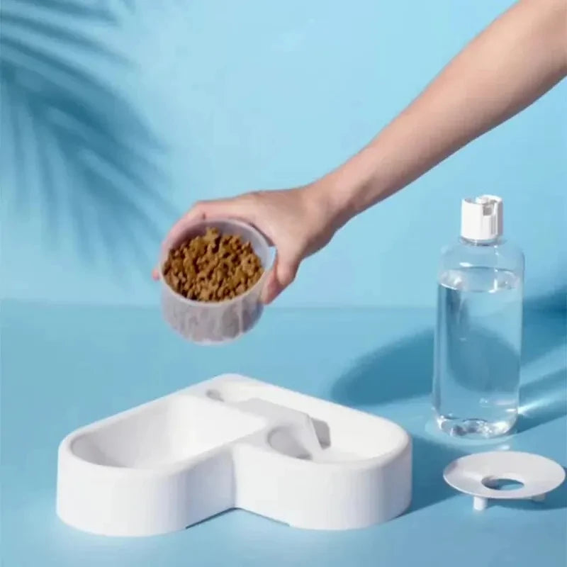 2-in-1 Futterstation für Hunde & Katzen