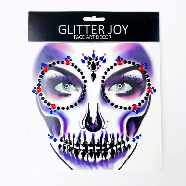 Halloween Gesicht Aufkleber