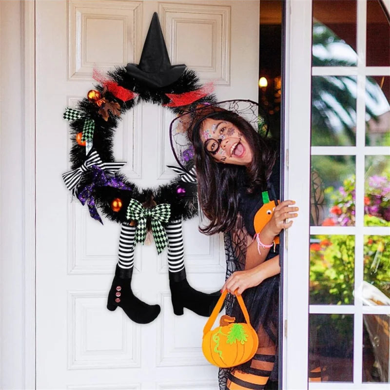 Hexe Halloween Kranz