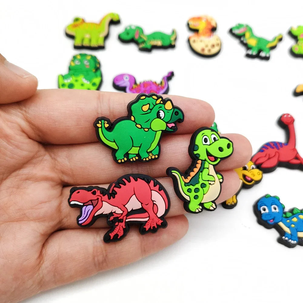 20 Stück Dinosaurier-Charms für Crocs