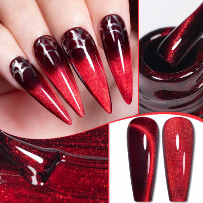 Cat-Eye Gel, weinrot