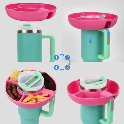 Snack-Tablett,mit 4 Fächern