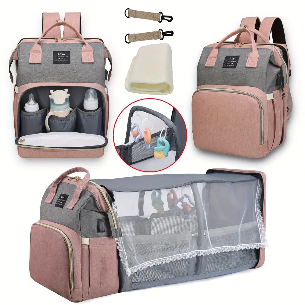 MiluBag – Deine smarte Wickeltasche mit integriertem Babybett