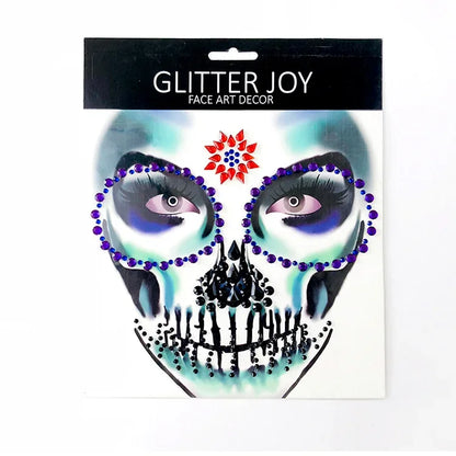Halloween Gesicht Aufkleber