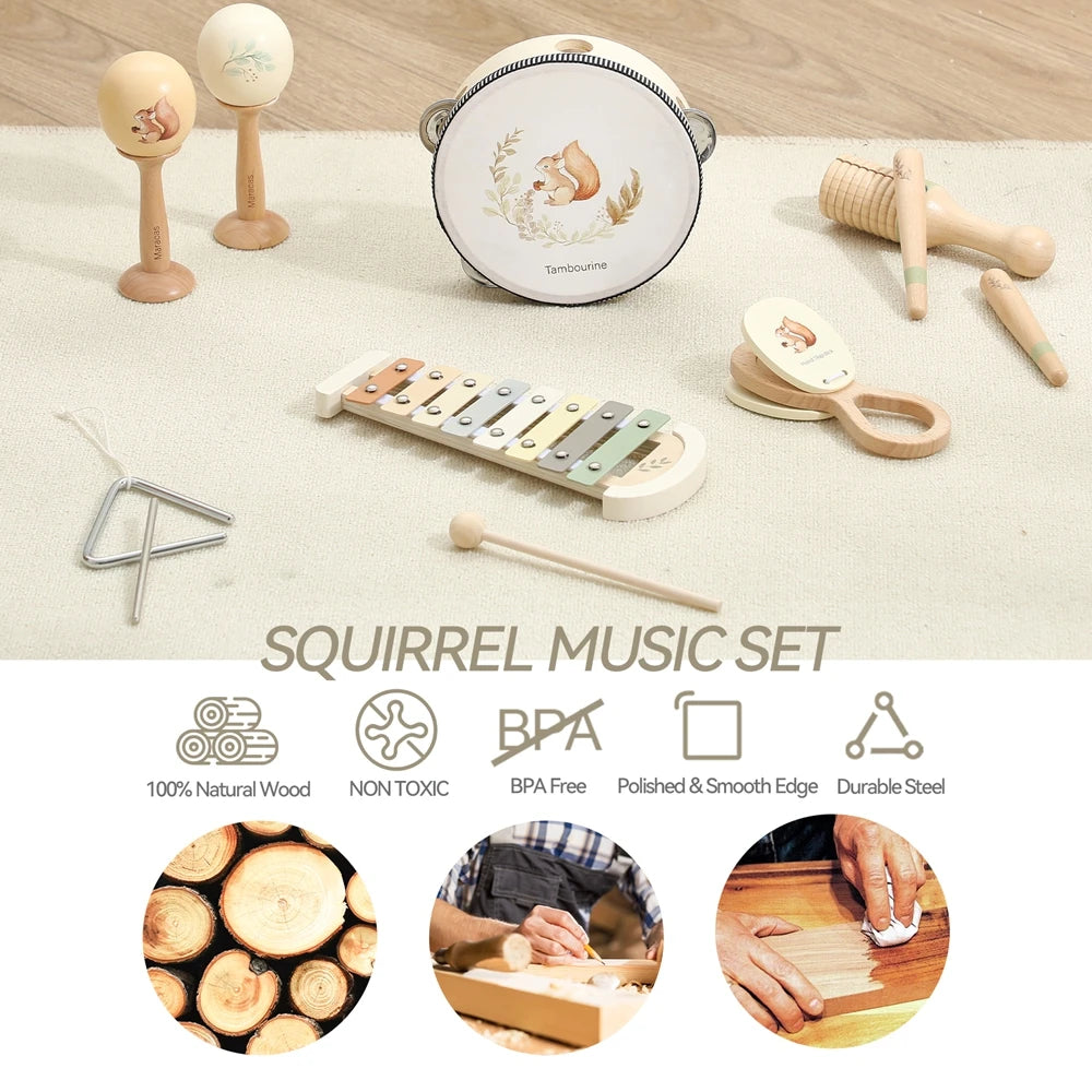 Musikinstrumente Montessori Baby 0-12 Monate