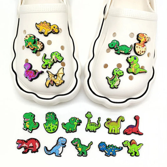 20 Stück Dinosaurier-Charms für Crocs