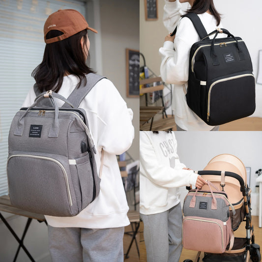 MiluBag – Deine smarte Wickeltasche mit integriertem Babybett