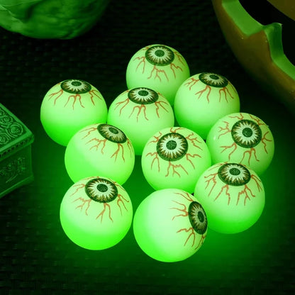 leuchtende Halloween-Hüpfbälle