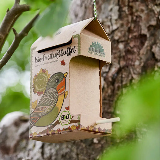 Freiluftbuffet Vögel
